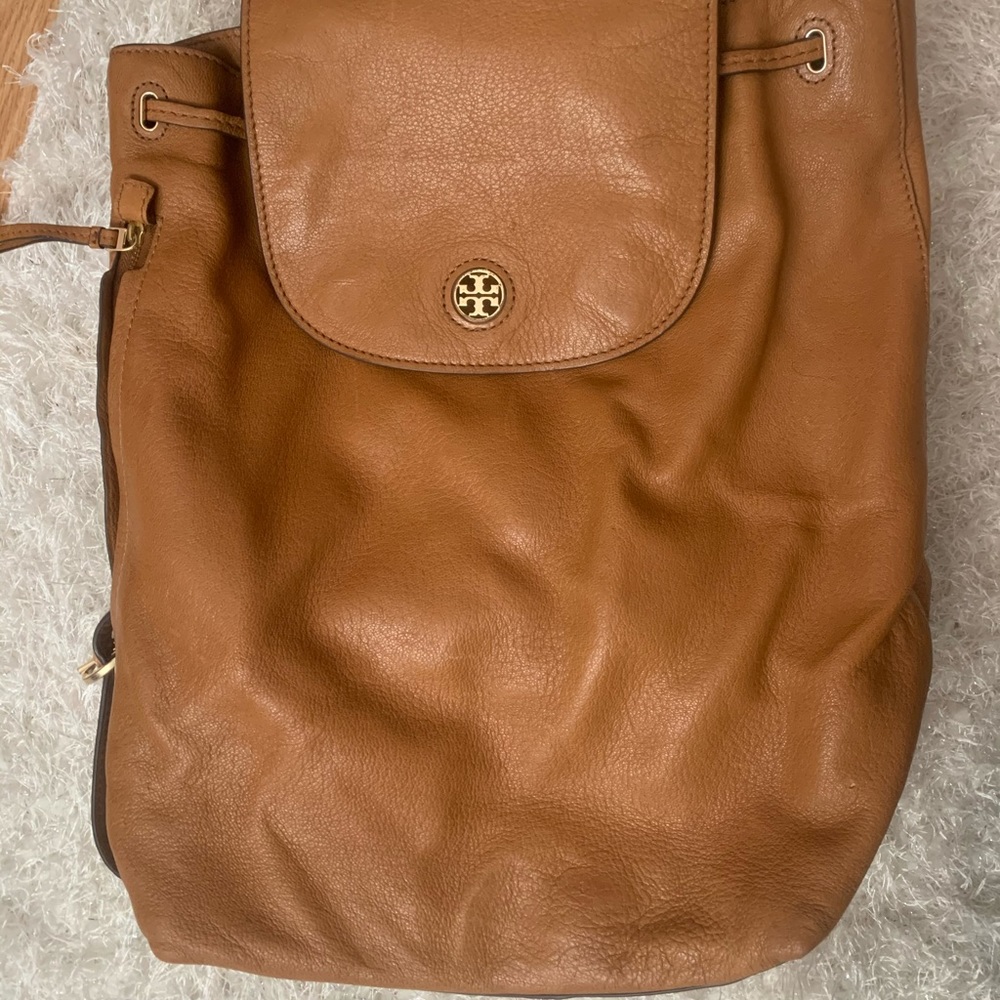 Tory Burch brow leather back pack